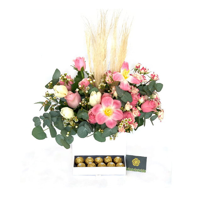 Flowers and Chocolate Combo gift delivery Send Combo Gifts Petal Box