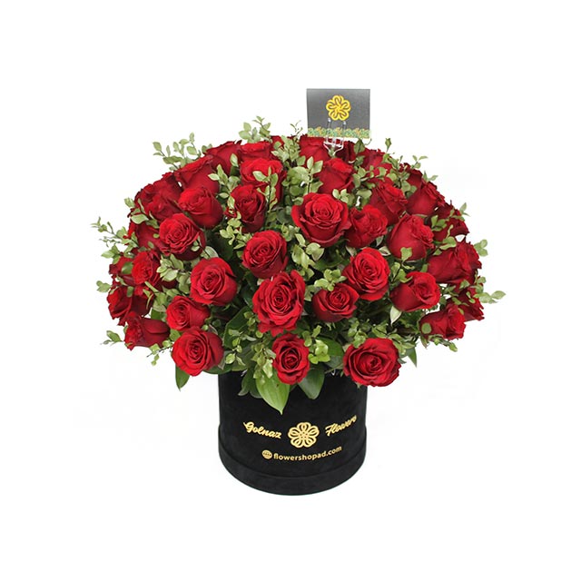 Love Roses Hat Box Red Roses Hat Box Box of Red Roses Petal Box